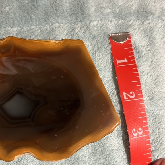 Vintage Agate ashtray/ trinket dish - Picture 5 of 8